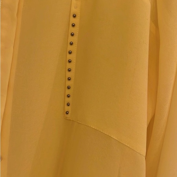 PENNY BLACK Yellow Studded Blouse - Picture 2 of 7